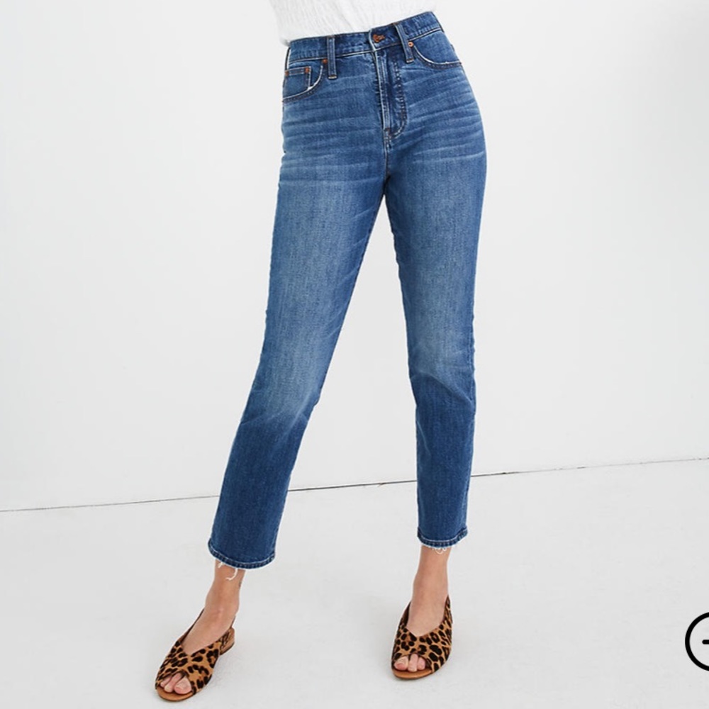 Madewell perfect vintage crop jean